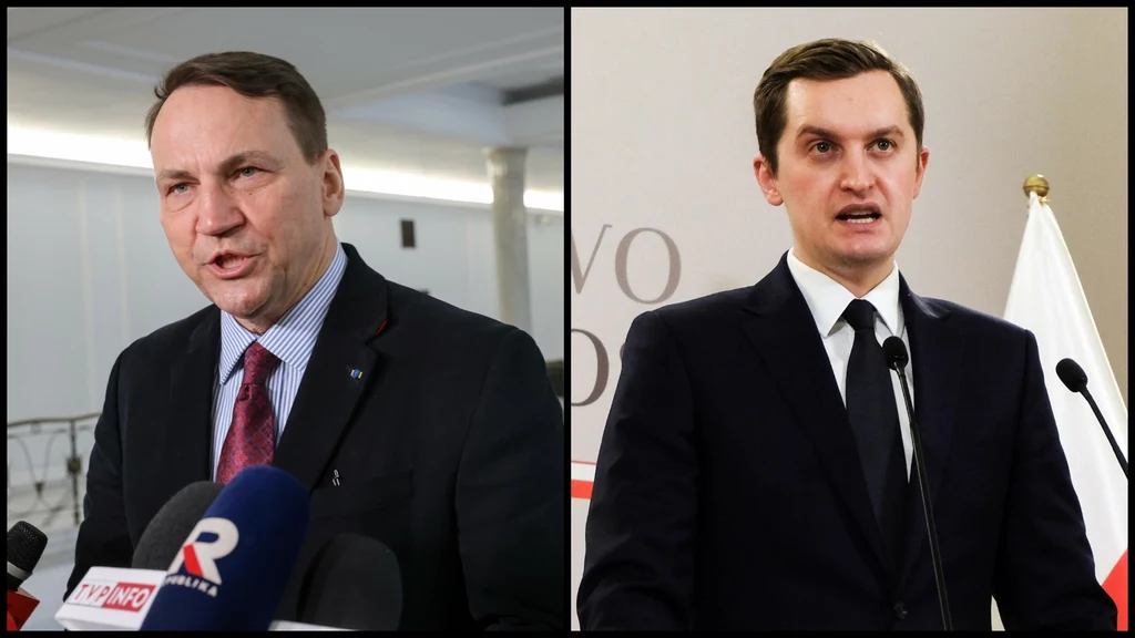 Radosław Sikorski i Sebastian Kaleta