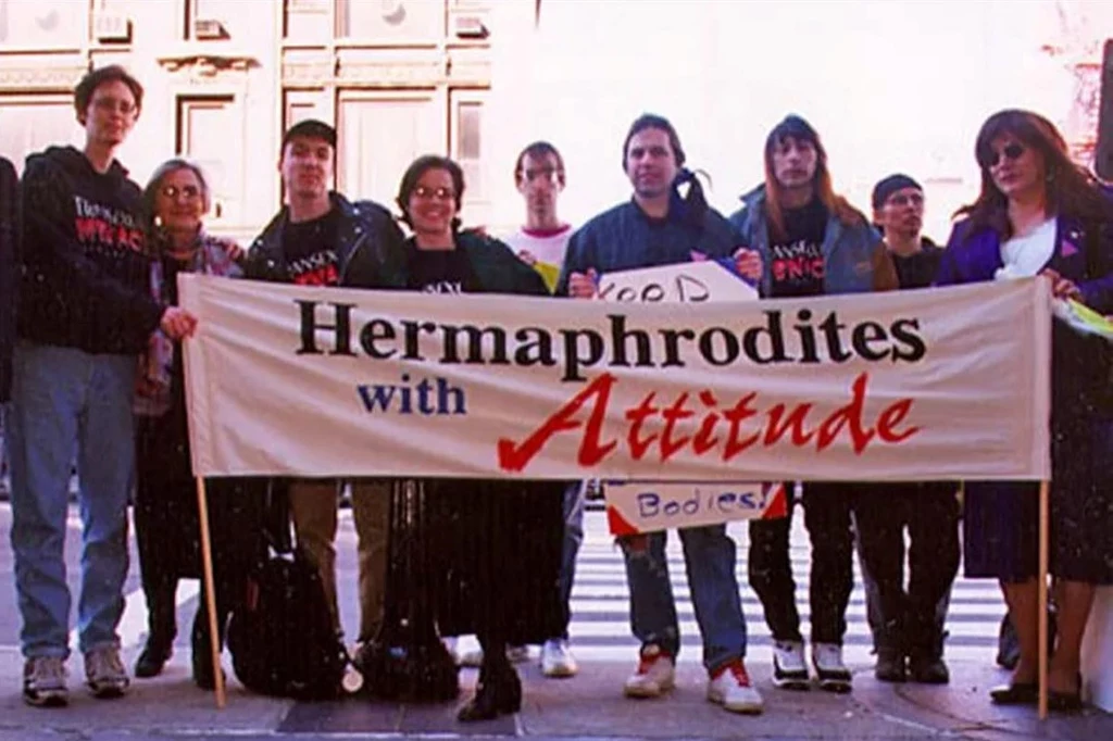 Demonstracja w Bostonie przeciwko łamaniu praw człowieka osób interpłciowych, 26 października 1996 roku