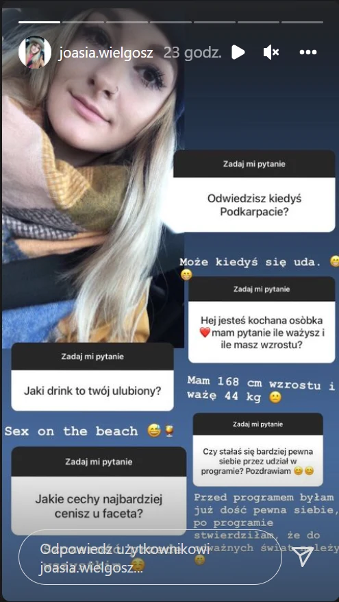 Joanna Wielgosz: instagram.com/joasia.wielgosz/ Joanna Wielgosz: instagram.com/joasia.wielgosz/