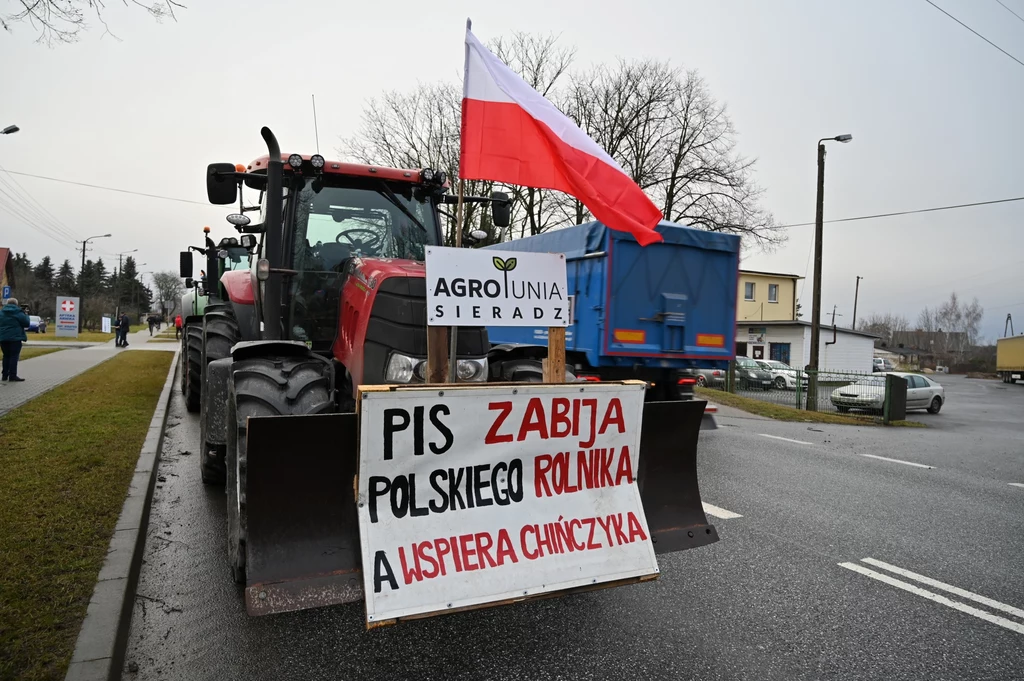 Protest rolników z udziałem AGROunii Protest rolników z udziałem AGROunii