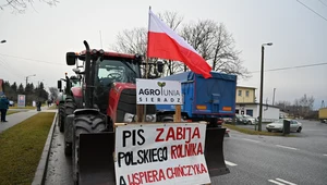 Protest rolników z udziałem AGROunii