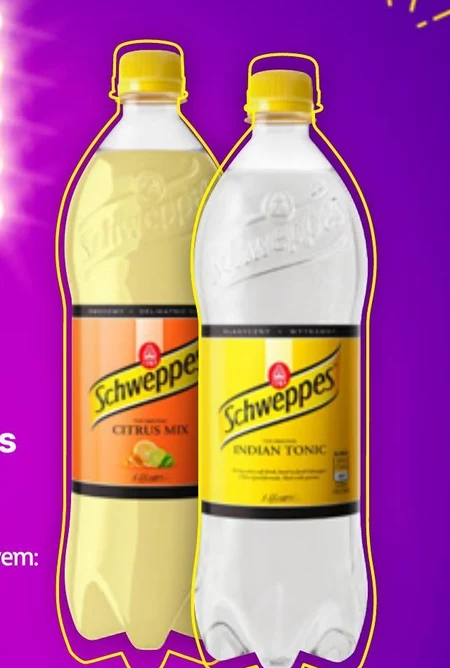 Schweppes Bitter Lemon Napój gazowany 0,9 l