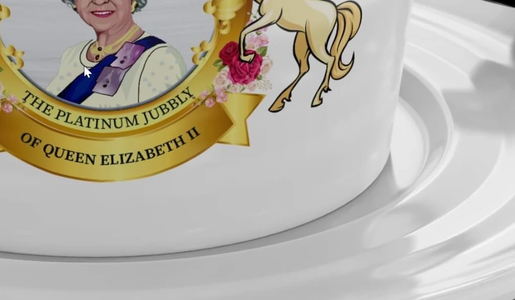 jubileuszowa porcelana z błędem jubileuszowa porcelana z błędem