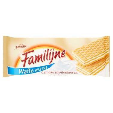 Familijne Wafle o smaku śmietankowym 180 g - 1