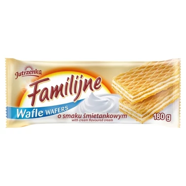 Familijne Wafle o smaku śmietankowym 180 g - 0