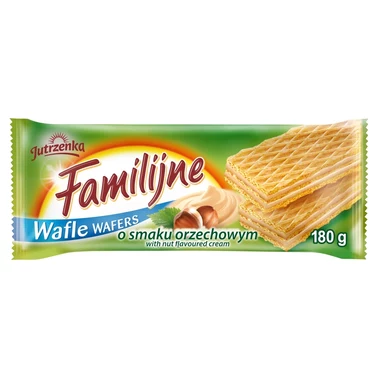 Familijne Klasyczne wafle o smaku orzechowym 180 g - 1