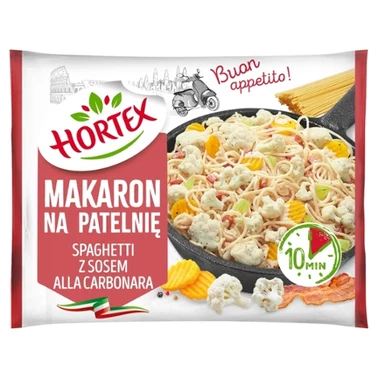 Hortex Makaron na patelnię świderki z sosem alla carbonara 450 g - 2