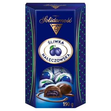 Solidarność Śliwka Nałęczowska w czekoladzie 190 g - 0