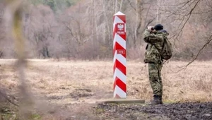 Grupa cudzoziemców chciała przekroczyć granicę przy pomocy drabiny