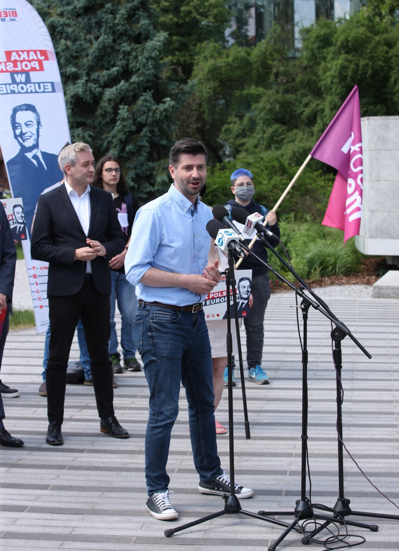 Krzysztof Śmieszek na spotkaniu Roberta Biedronia w Opolu Krzysztof Śmieszek na spotkaniu Roberta Biedronia w Opolu