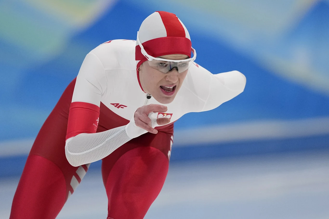 Pekin 2022. Magdalena Czyszczoń na olimpijskim torze Pekin 2022. Magdalena Czyszczoń na olimpijskim torze
