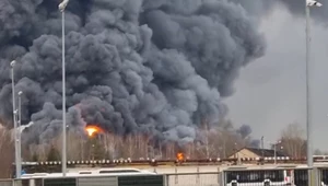 Pożar hali w Starachowicach