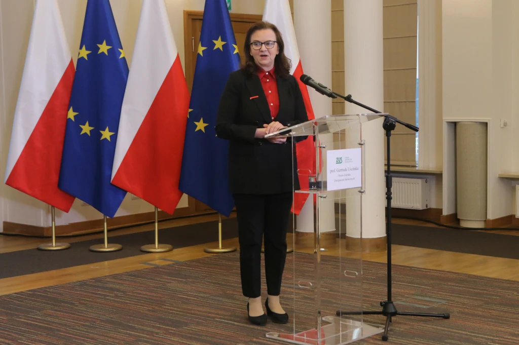 Prezes ZUS Gertruda Uścińska Prezes ZUS Gertruda Uścińska