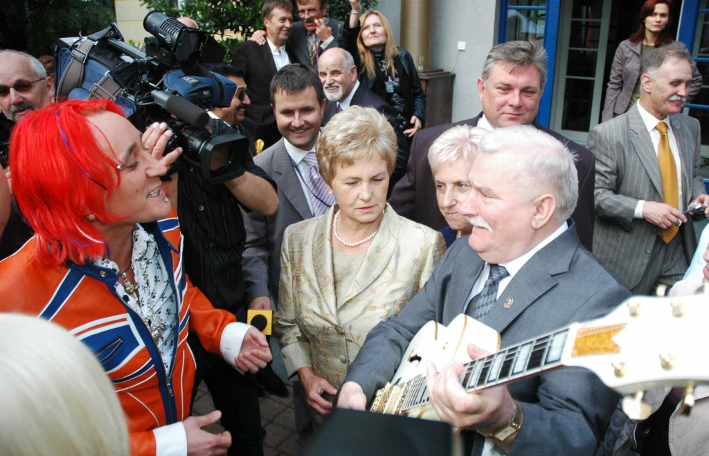 Jednym z gości Lecha Wałęsy podczas przyjęć imieninowych był muzyk Michał Wiśniewski