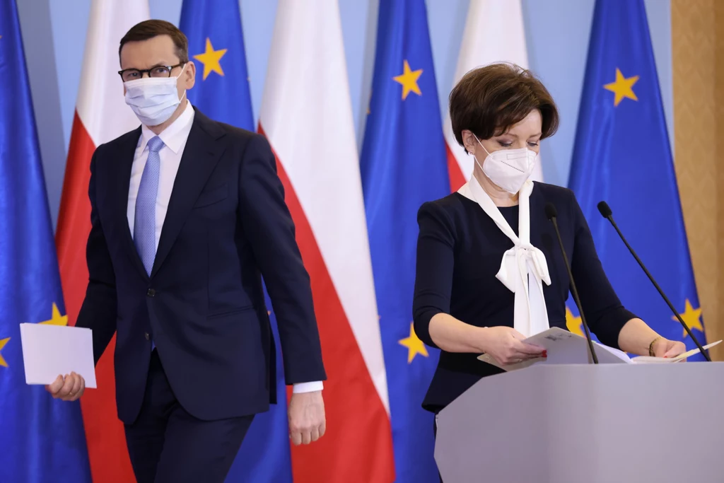 Mateusz Morawiecki i Marlena Maląg