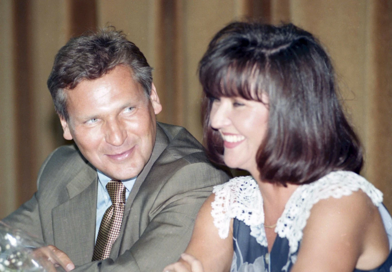 Jolanta Kwaśniewska i Aleksander Kwaśniewski, 1995 rok Jolanta Kwaśniewska i Aleksander Kwaśniewski, 1995 rok