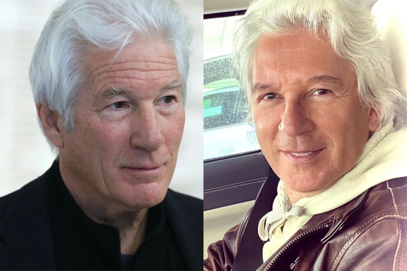 Richard Gere i Ryszard Rembiszewski