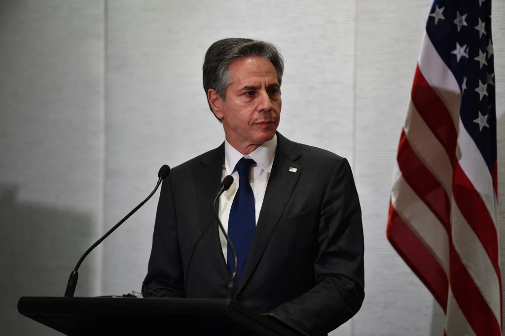 Sekretarz stanu USA Antony Blinken Sekretarz stanu USA Antony Blinken