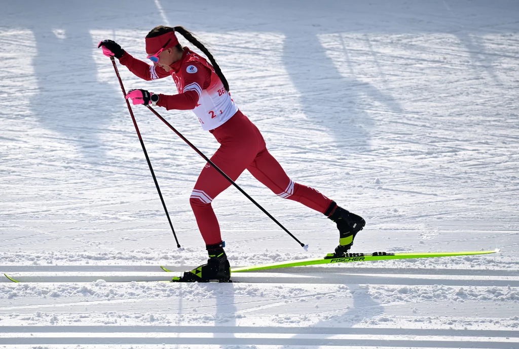 Julija Stupak podczas igrzysk olimpijskich w Pekinie Julija Stupak podczas igrzysk olimpijskich w Pekinie