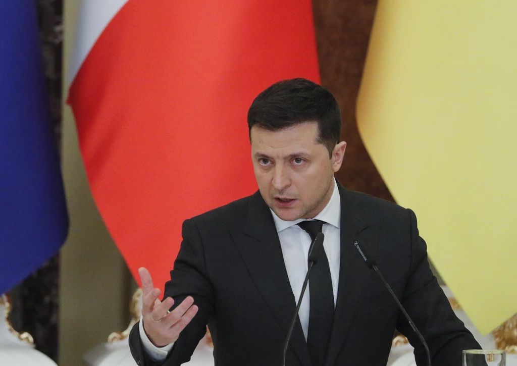 Prezydent Ukrainy Wołodymyr Zełenski Prezydent Ukrainy Wołodymyr Zełenski
