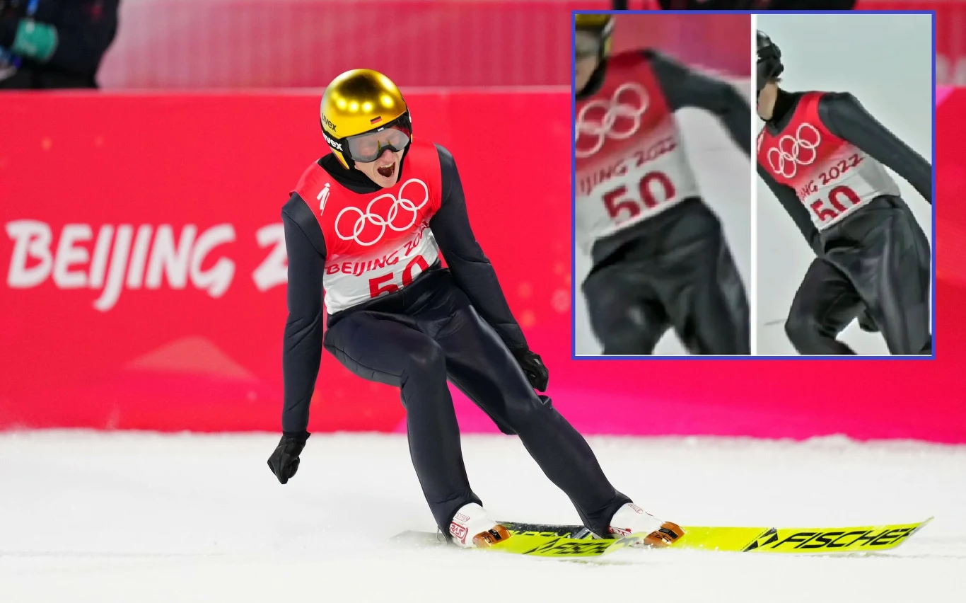 Pekin 2022. Skoki narciarskie. Karl Geiger Pekin 2022. Skoki narciarskie. Karl Geiger