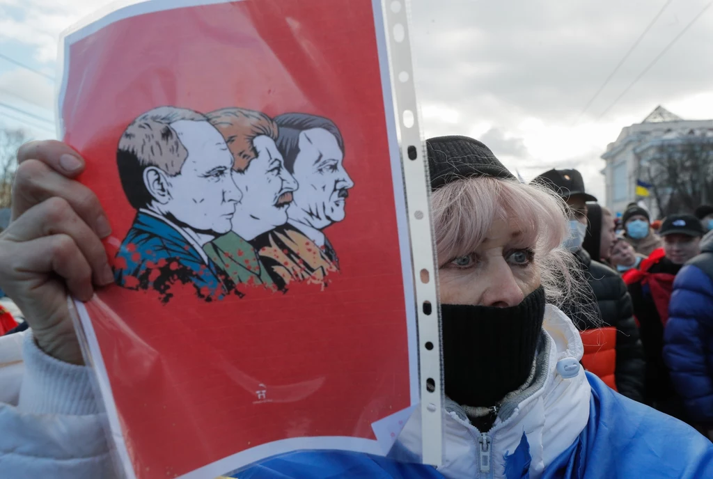 Ulicami Kijowa przeszedł Marsz Jedności dla Ukrainy Ulicami Kijowa przeszedł Marsz Jedności dla Ukrainy