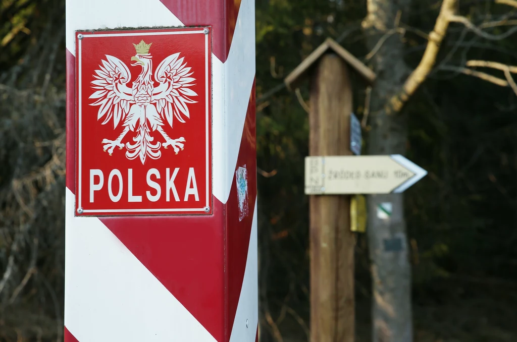 Słup graniczny na granicy polsko-ukraińskiej Słup graniczny na granicy polsko-ukraińskiej