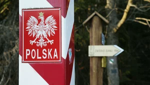 Słup graniczny na granicy polsko-ukraińskiej