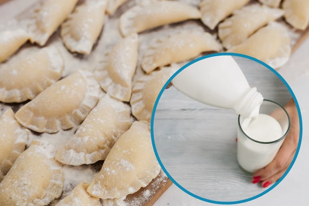 Pierogi będą rozpływać się w ustach. Wystarczy do ciasta dodać kefir 