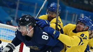 Mecz Szwecja - Finlandia. Pekin 2022