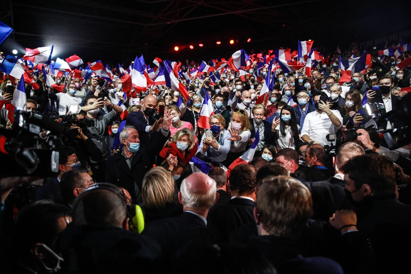 Pierwszy wiec Valerie Pecresse