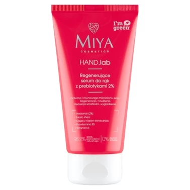 Miya Hand.lab Regenerujące serum do rąk z prebiotykami 2 % 75 ml - 0
