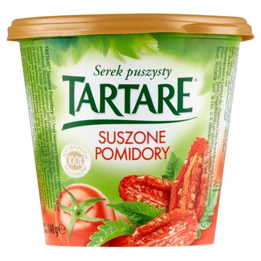 Tartare Serek puszysty suszone pomidory 140 g  - 1