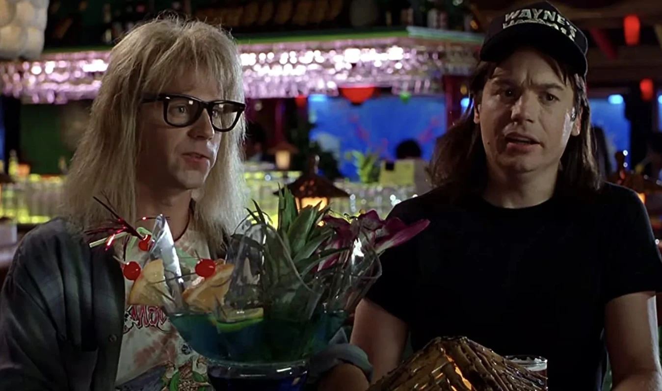 Dana Carvey i Mike Myers w filmie "Świat Wayne'a" (1992) Dana Carvey i Mike Myers w filmie "Świat Wayne'a" (1992)