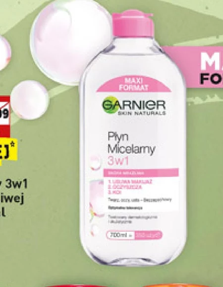 Garnier Skin Naturals Płyn micelarny 3w1 400 ml