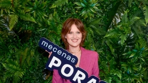 Aleksandra Domańska promuje nowy serial Polsatu "Mecesas Porada"