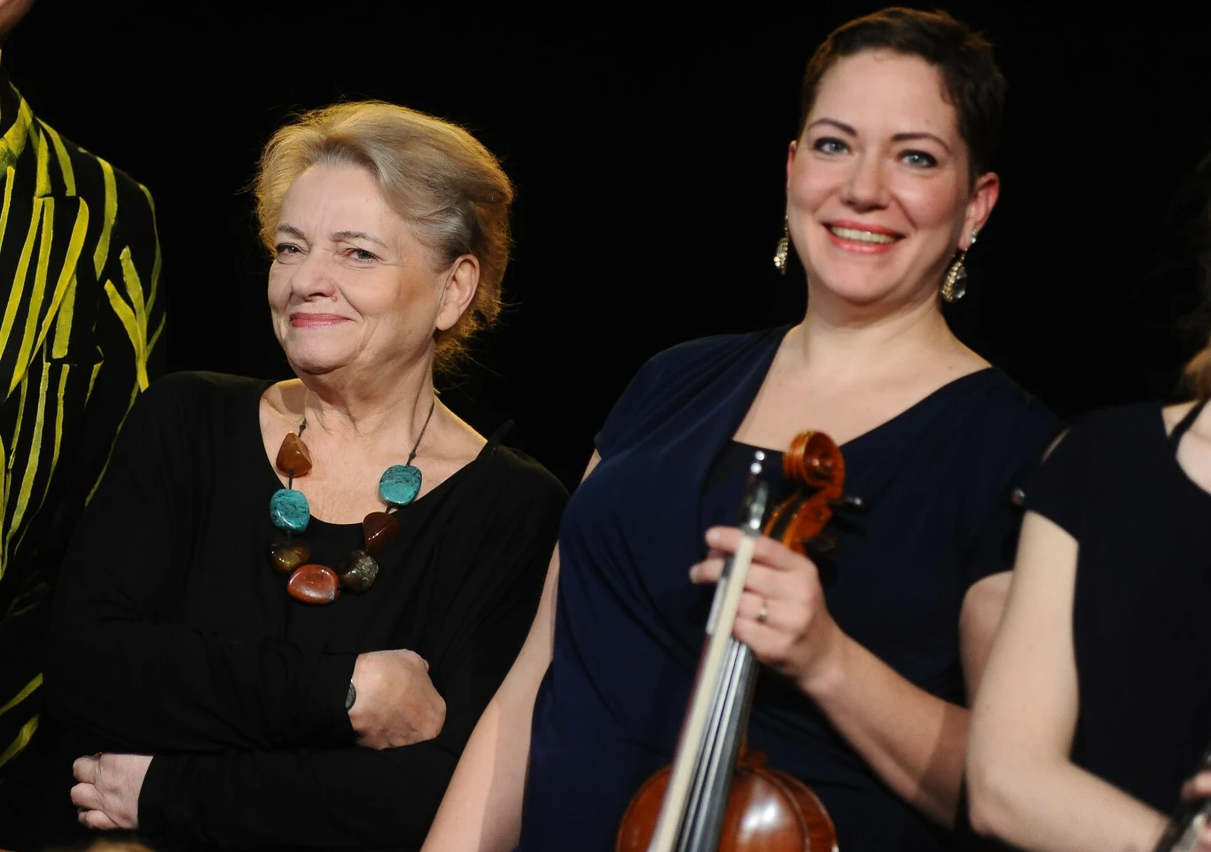 Anna Seniuk z córką Magdaleną Małecką-Wippich Anna Seniuk z córką Magdaleną Małecką-Wippich