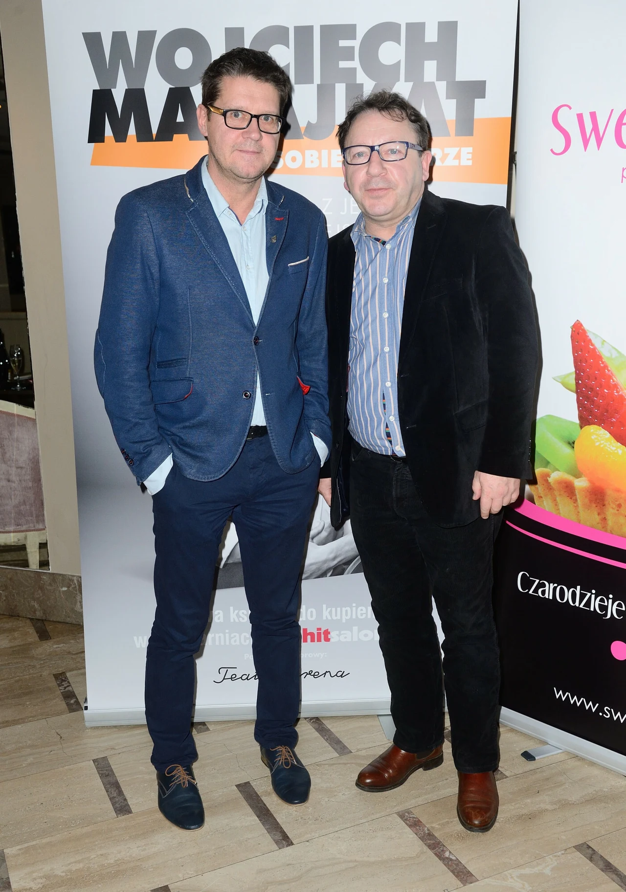 Wojciech Malajkat i Zbigniew Zamachowski