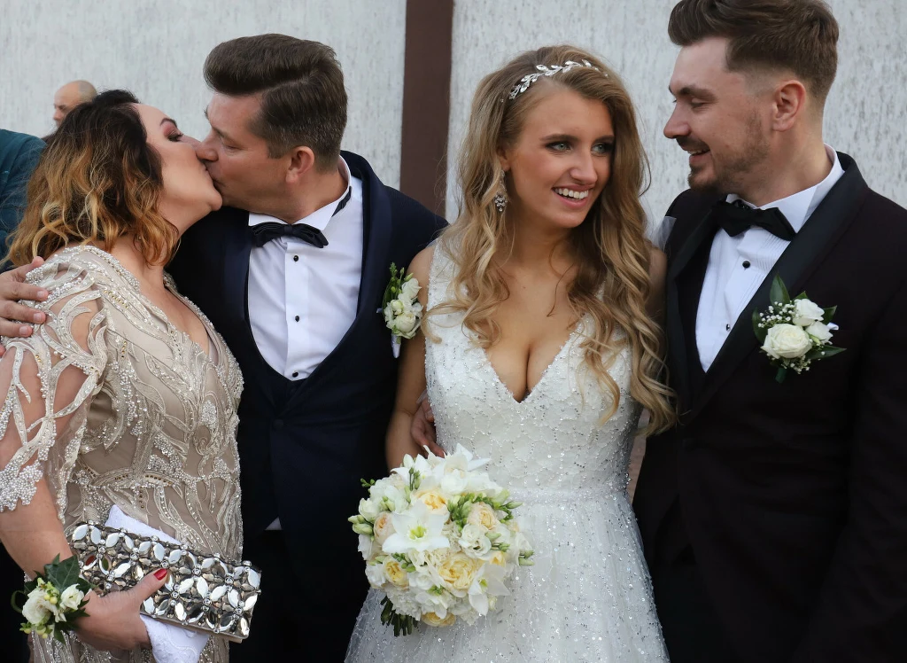 Martyniukowie w dniu ślubu Daniela Martyniukowie w dniu ślubu Daniela