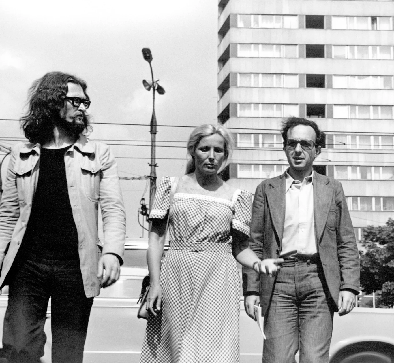 Juliusz Loranc, Agnieszka Osiecka i Daniel Passent Juliusz Loranc, Agnieszka Osiecka i Daniel Passent