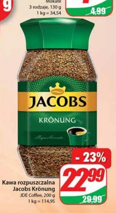 Jacobs Krönung Kawa rozpuszczalna 200 g