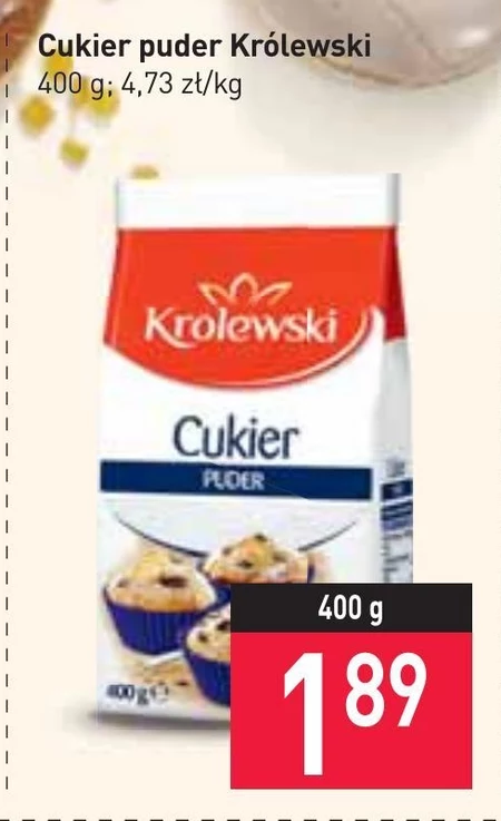 Cukier Królewski Cukier puder z buraków cukrowych 400 g