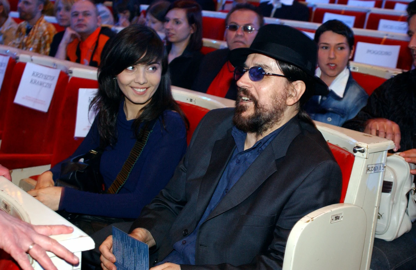 Czesław Niemen z córką, Eleonorą 