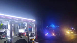 Szprotawa. Pożar w mieszkaniu