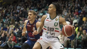 Travis Trice (z piłką) ze Śląska