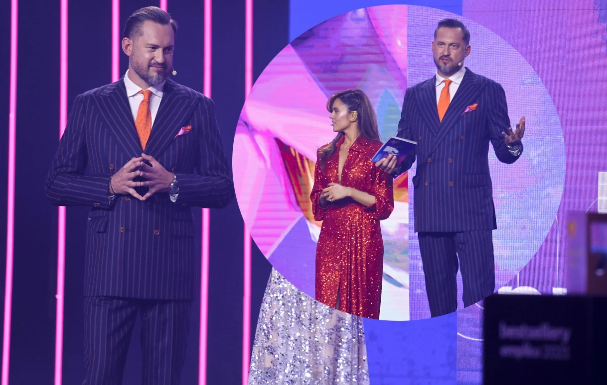 Marcin Prokop na gali Marcin Prokop na gali