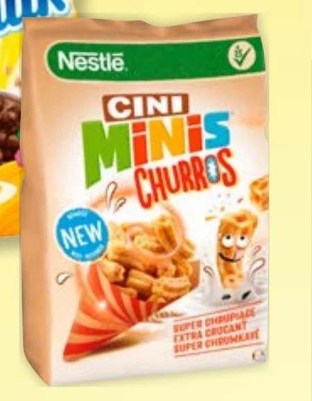 Nestlé Cini Minis Churros Płatki śniadaniowe 210 g