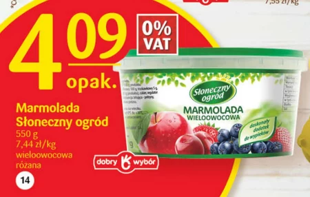 Marmolada Słoneczny ogród