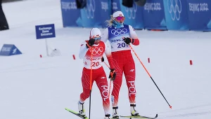 Pekin 2022. Izabela Marcisz (z lewej) i Monika Skinder