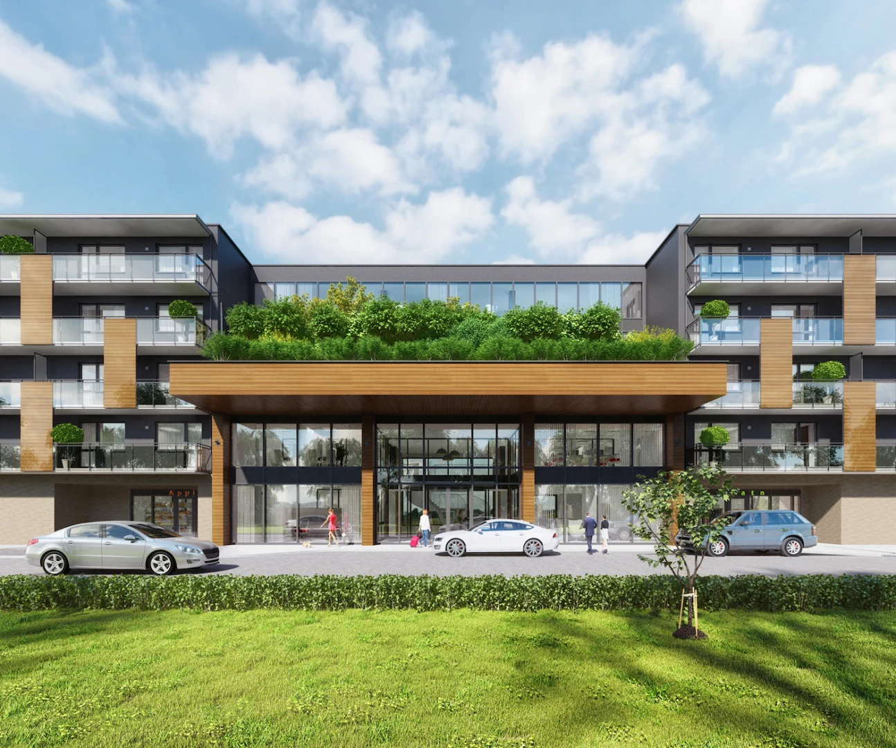 Inwestycja przy ul. Pileckiego 59 - materiały promocyjne JW Construction